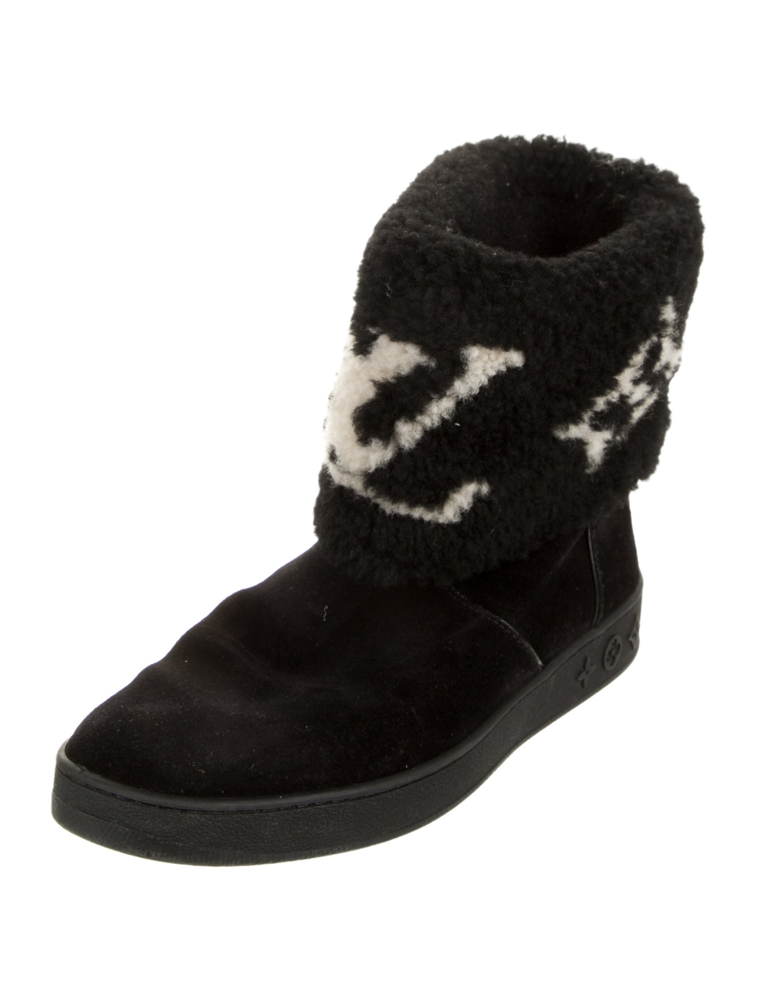 Louis Vuitton LV Monogram Suede Boots