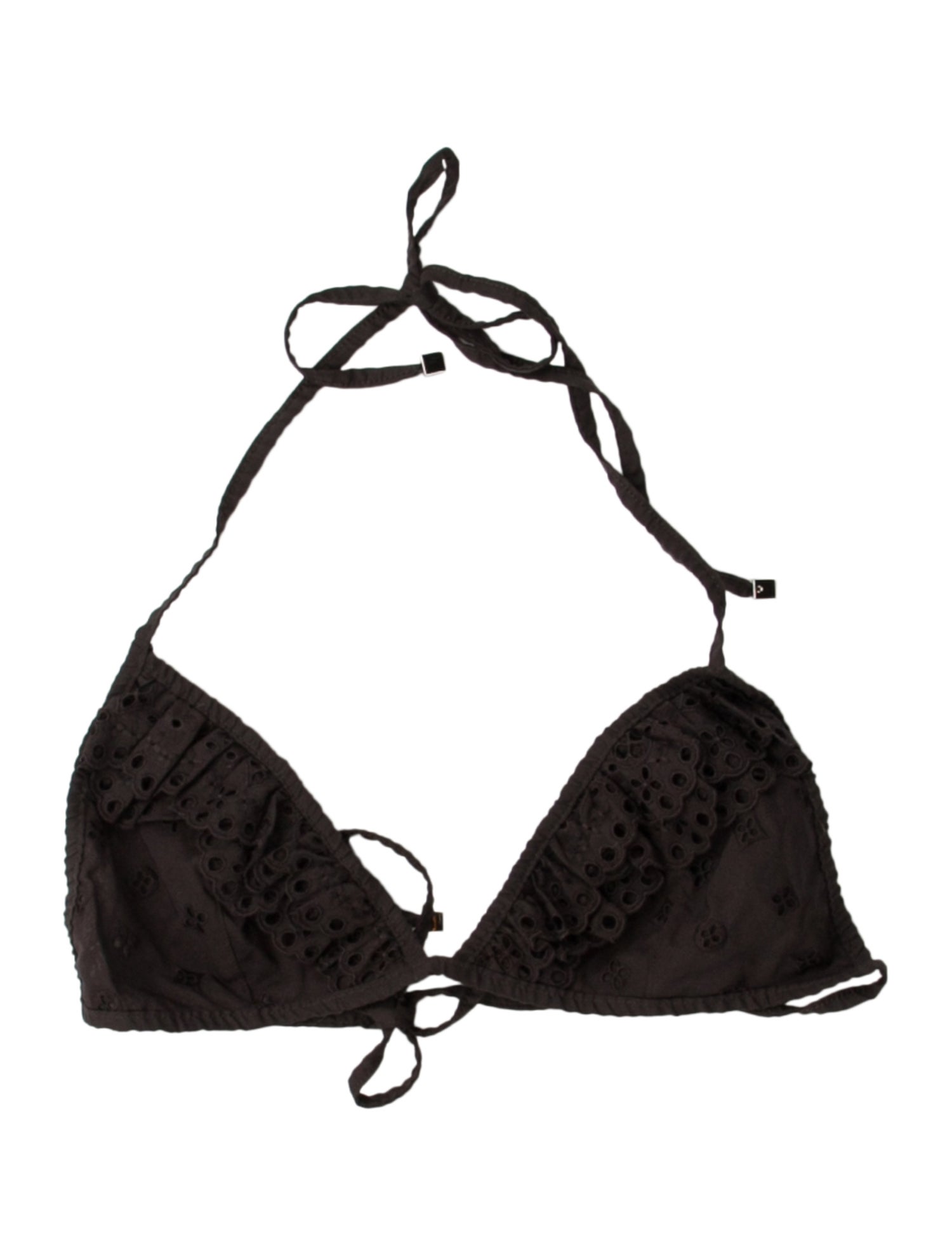 Louis Vuitton Broderie Anglaise Lace Trim Embellishment Bikini
