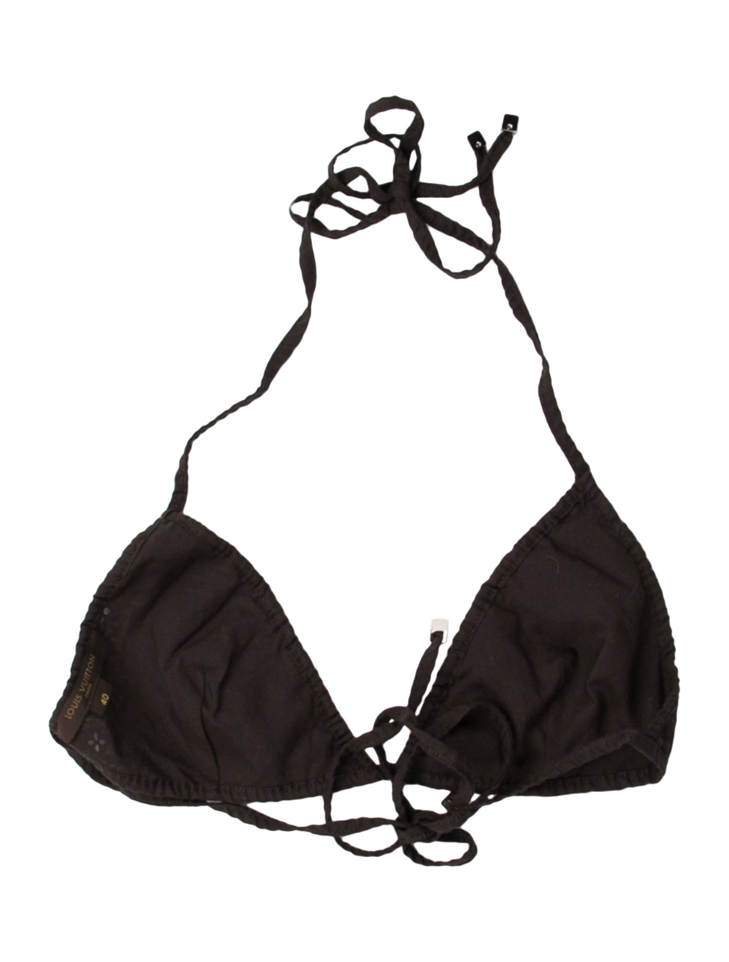 Louis Vuitton Broderie Anglaise Lace Trim Embellishment Bikini