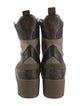 Louis Vuitton LV Monogram Suede Combat Boots