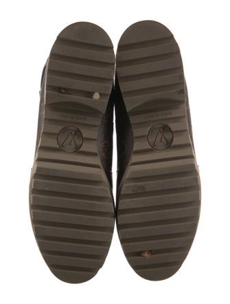Louis Vuitton LV Monogram Suede Combat Boots