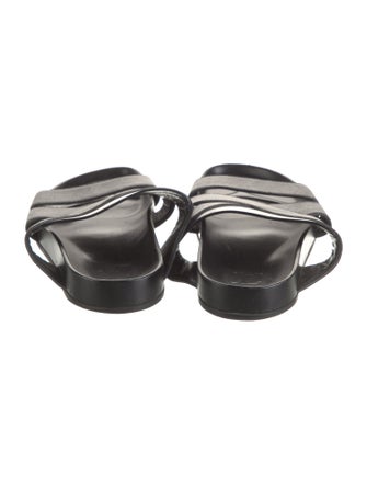 Louis Vuitton Printed Leather Trim Embellishment Slides