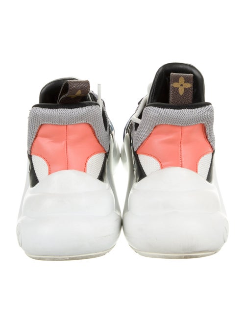 Louis Vuitton Leather Printed Athletic Sneakers
