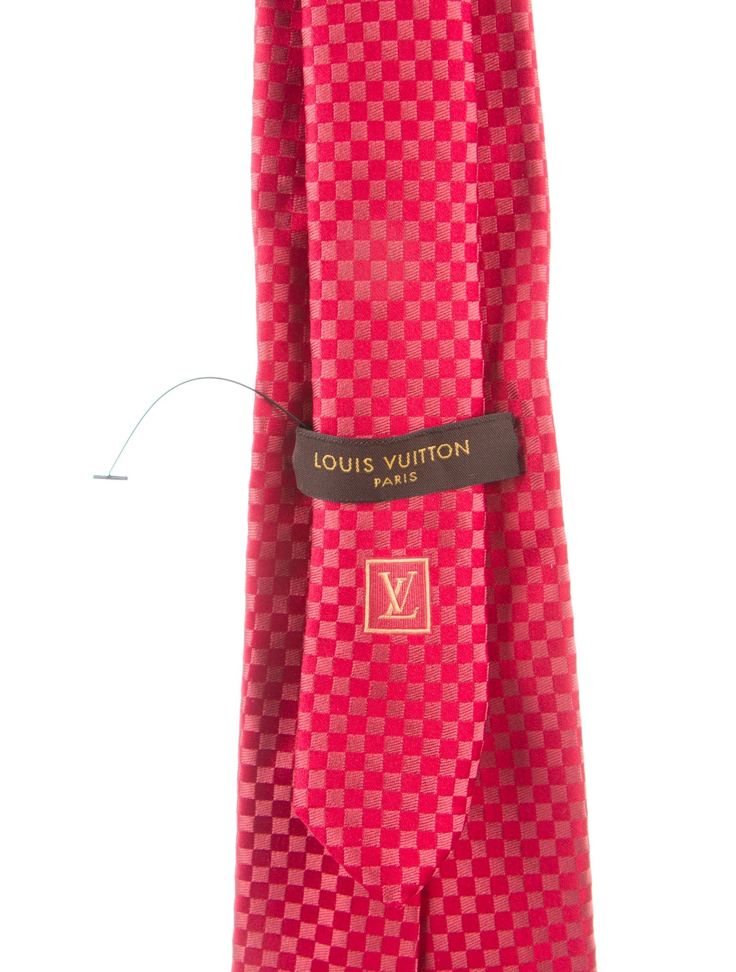 Louis Vuitton Pattern Print Silk Tie
