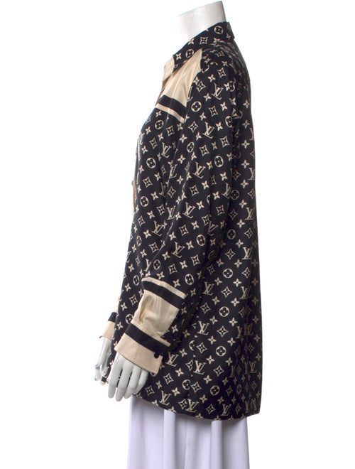 Louis Vuitton 2022 Silk Button-Up Top