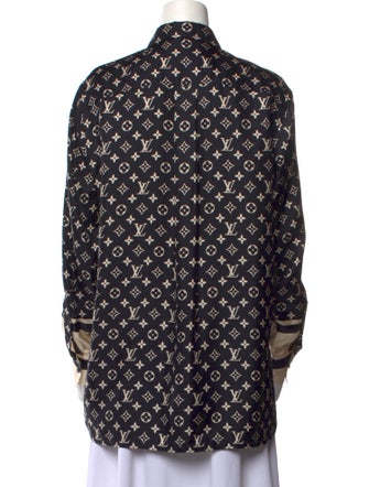 Louis Vuitton 2022 Silk Button-Up Top