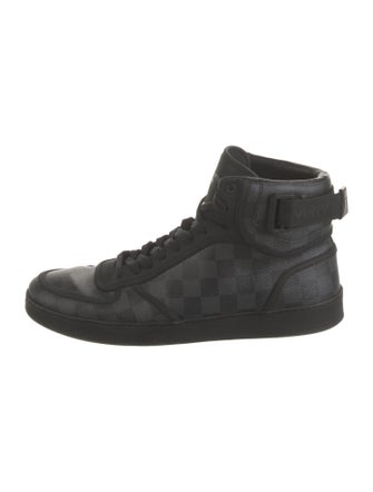 Louis Vuitton Damier Graphite Pattern Leather Sneakers