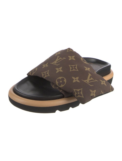 Louis Vuitton Monogram Pattern Slides