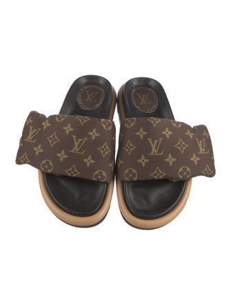 Louis Vuitton Monogram Pattern Slides