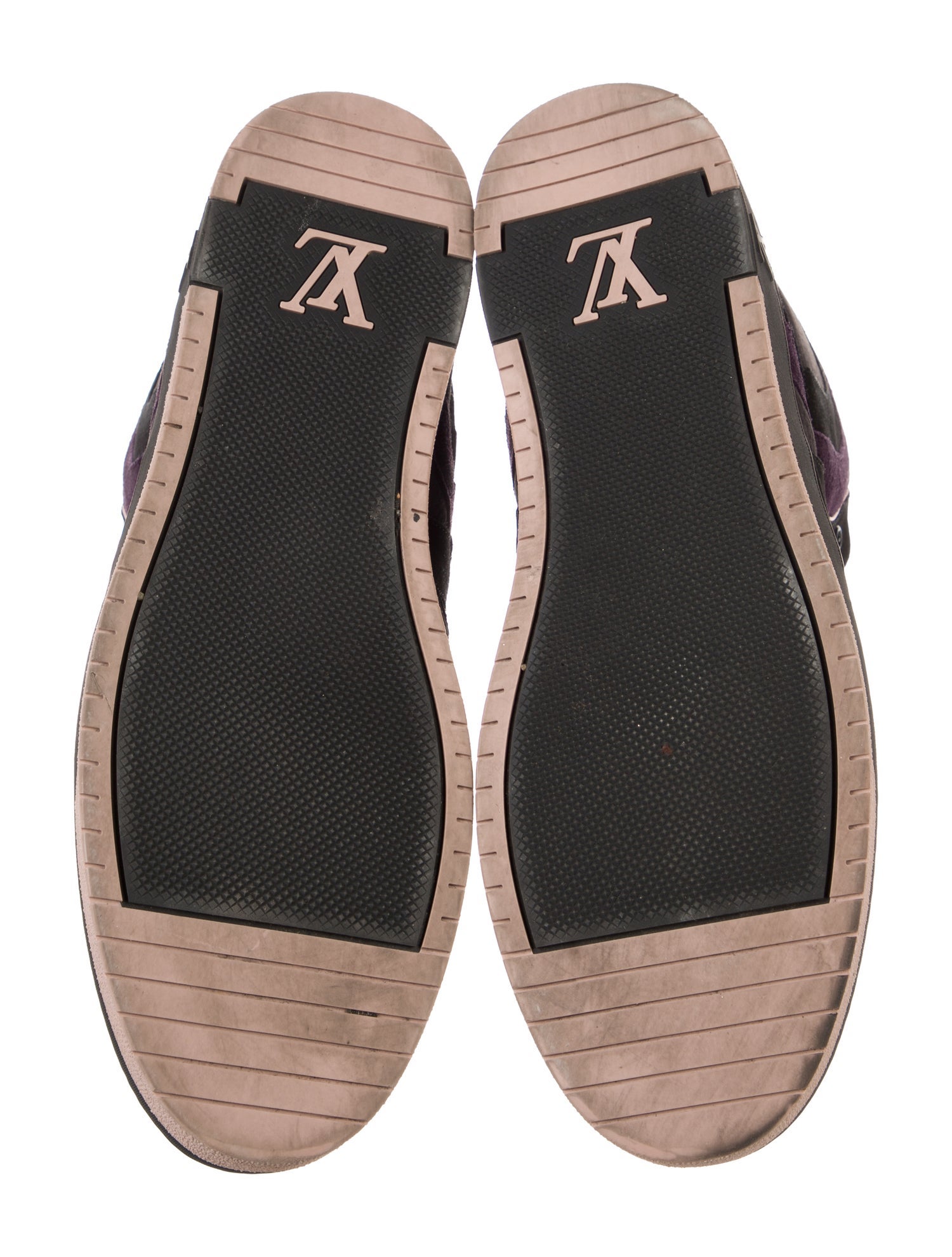 Louis Vuitton LV Monogram Suede Sneakers