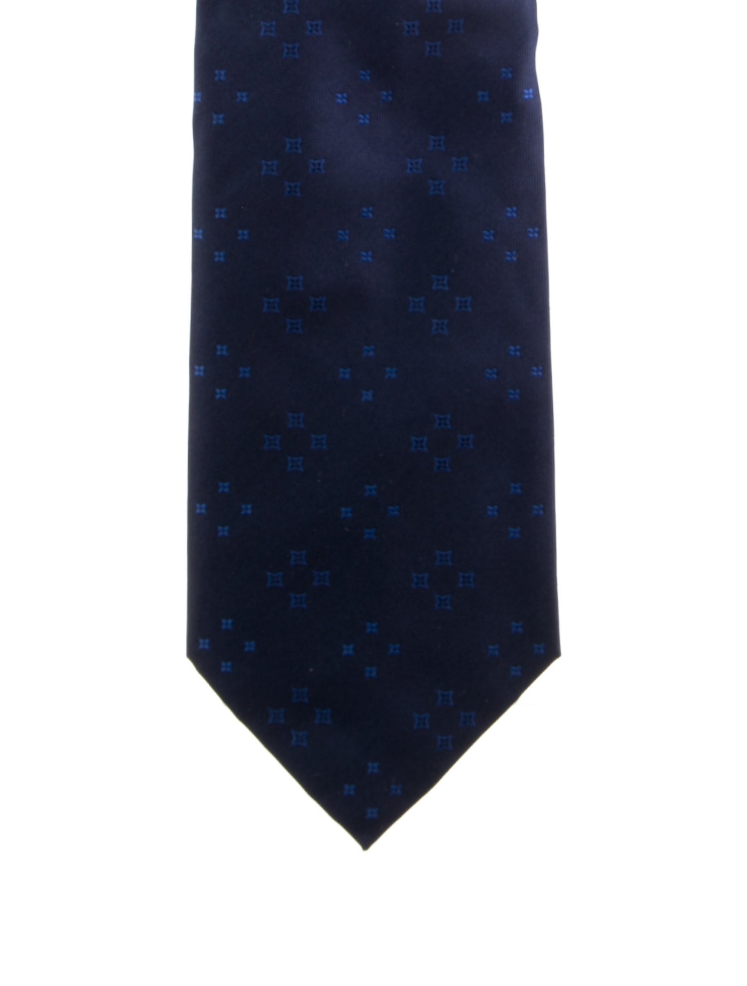 Louis Vuitton Patterned silk Tie w/Tags