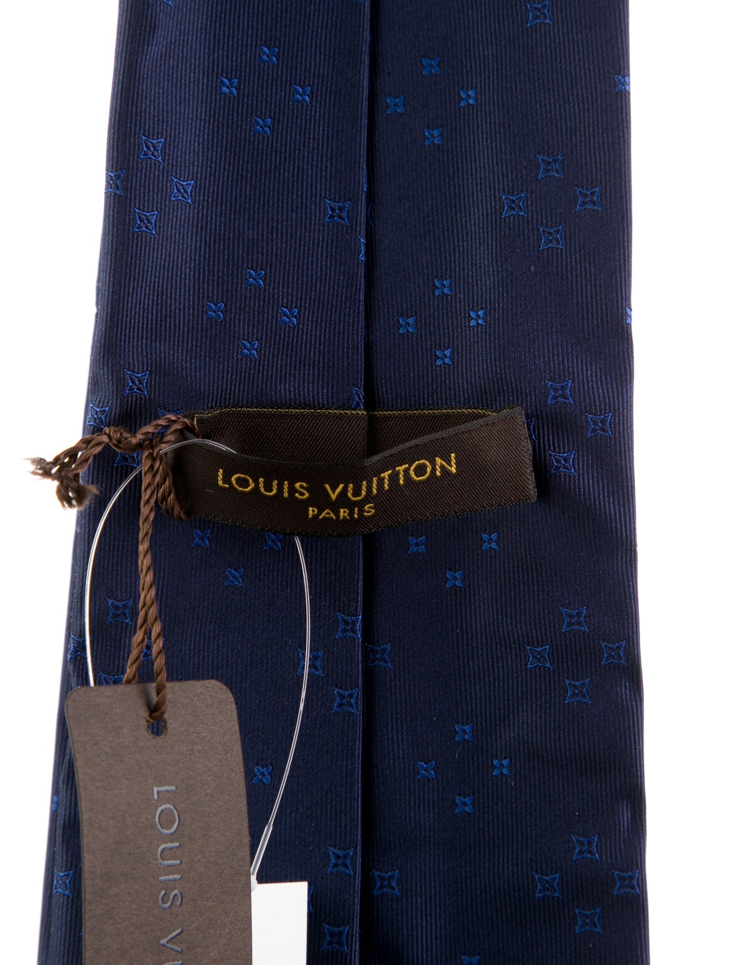 Louis Vuitton Patterned silk Tie w/Tags