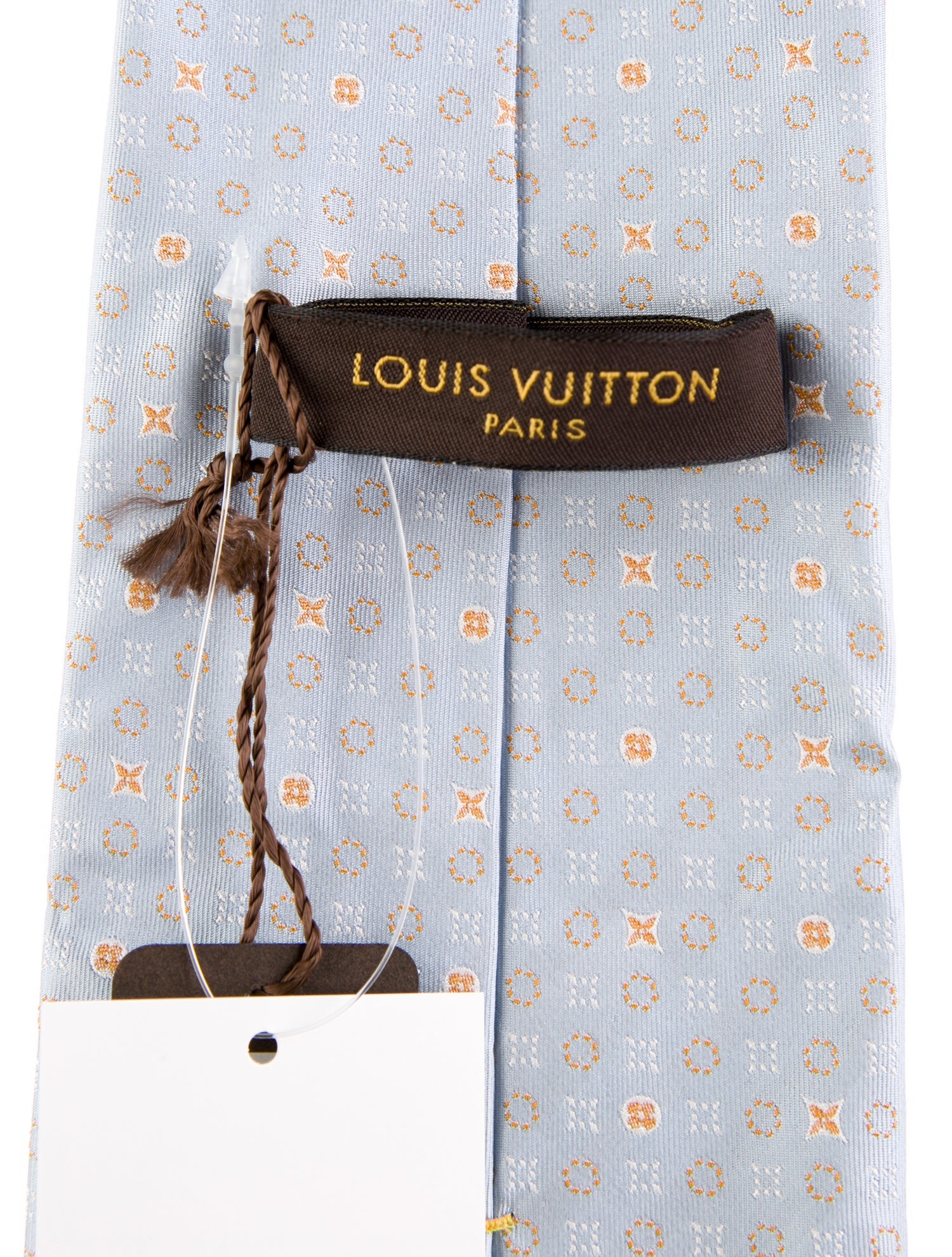 Louis Vuitton Patterned Silk Tie w/Tags