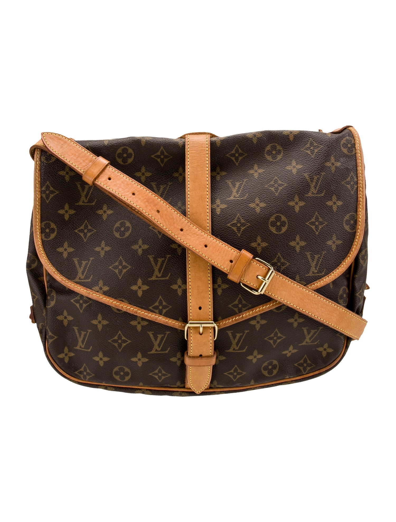 Louis Vuitton LV Monogram Saumur 35 Vintage