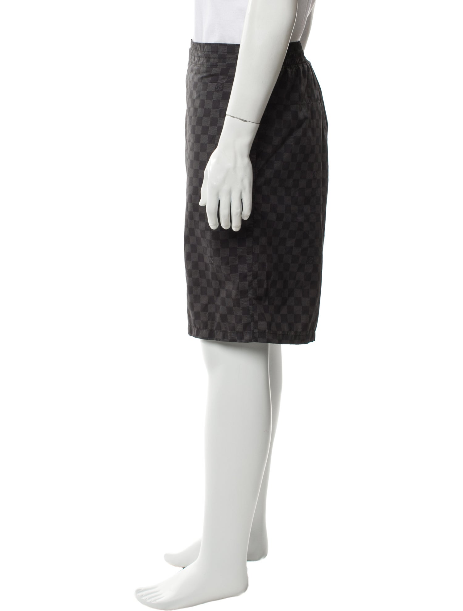 Louis Vuitton 2011 Damier Graphite Pattern Swim Trunks