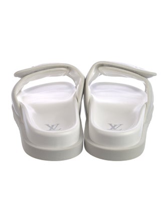 Louis Vuitton LV Monogram Leather Slides