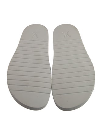 Louis Vuitton LV Monogram Leather Slides