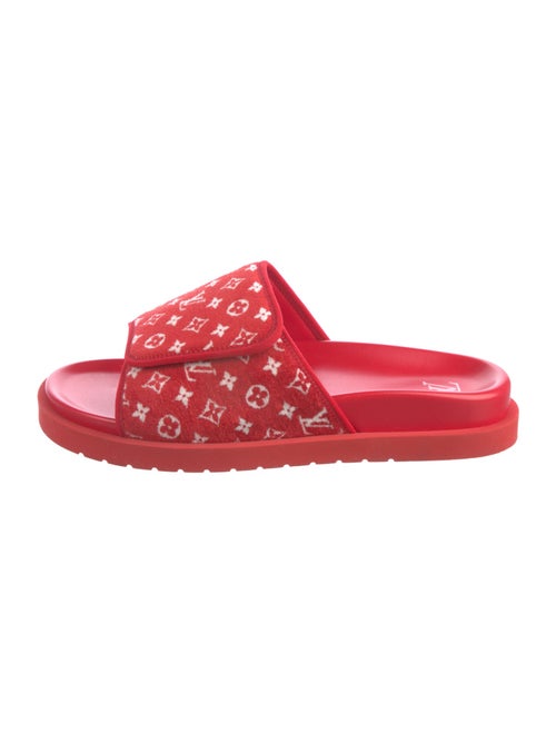 Louis Vuitton LV Monogram Terry Cloth Slides