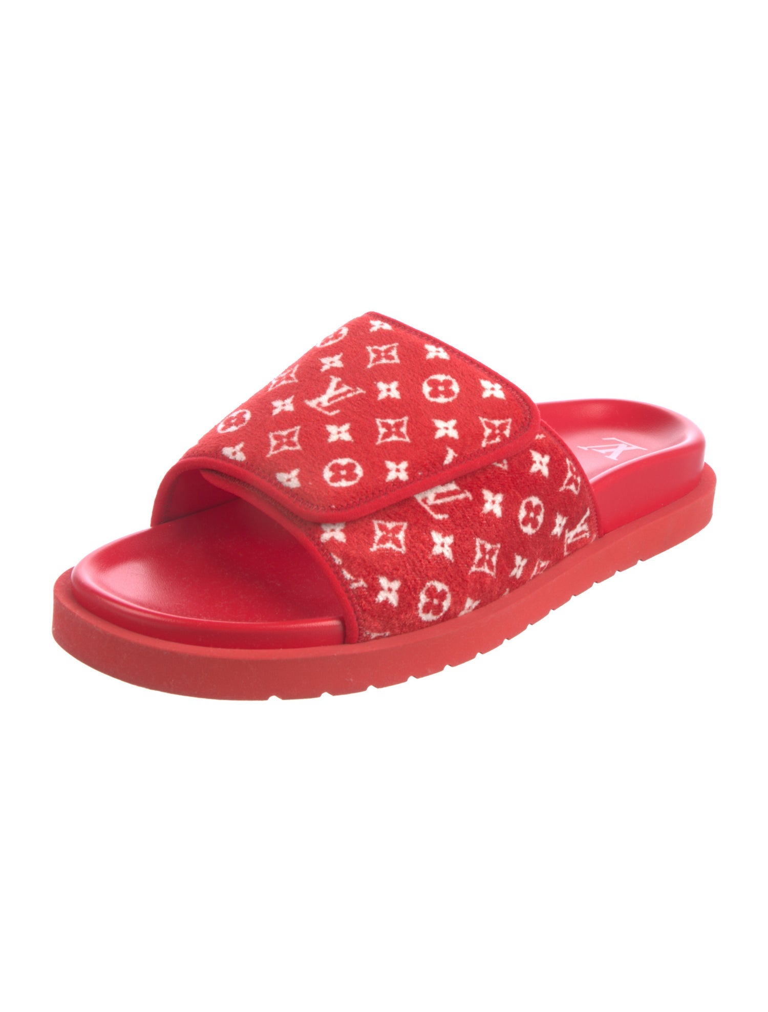 Louis Vuitton LV Monogram Terry Cloth Slides