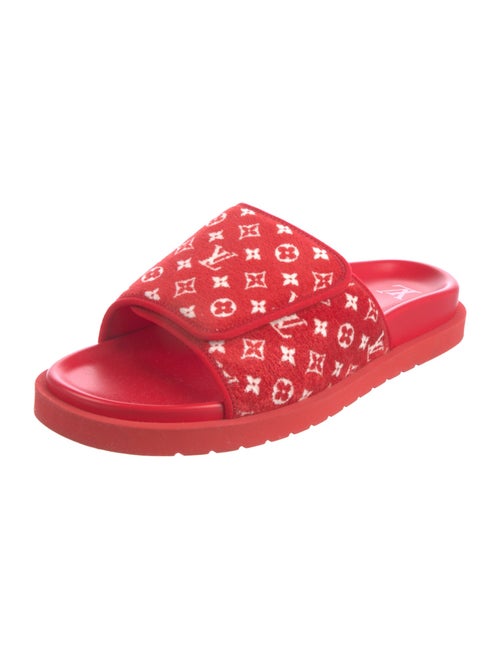 Louis Vuitton LV Monogram Terry Cloth Slides
