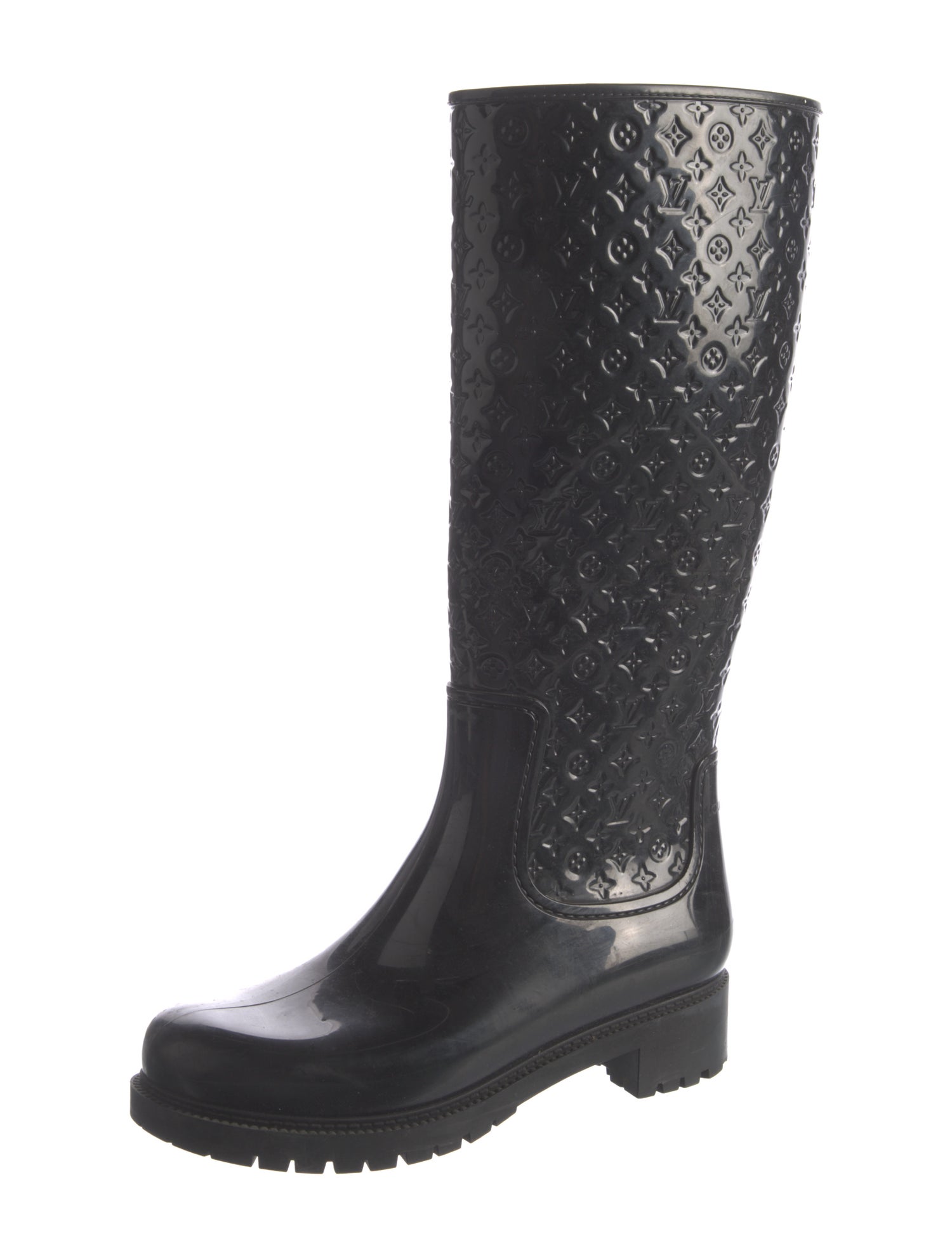 Louis Vuitton LV Monogram Rubber Rain Boots