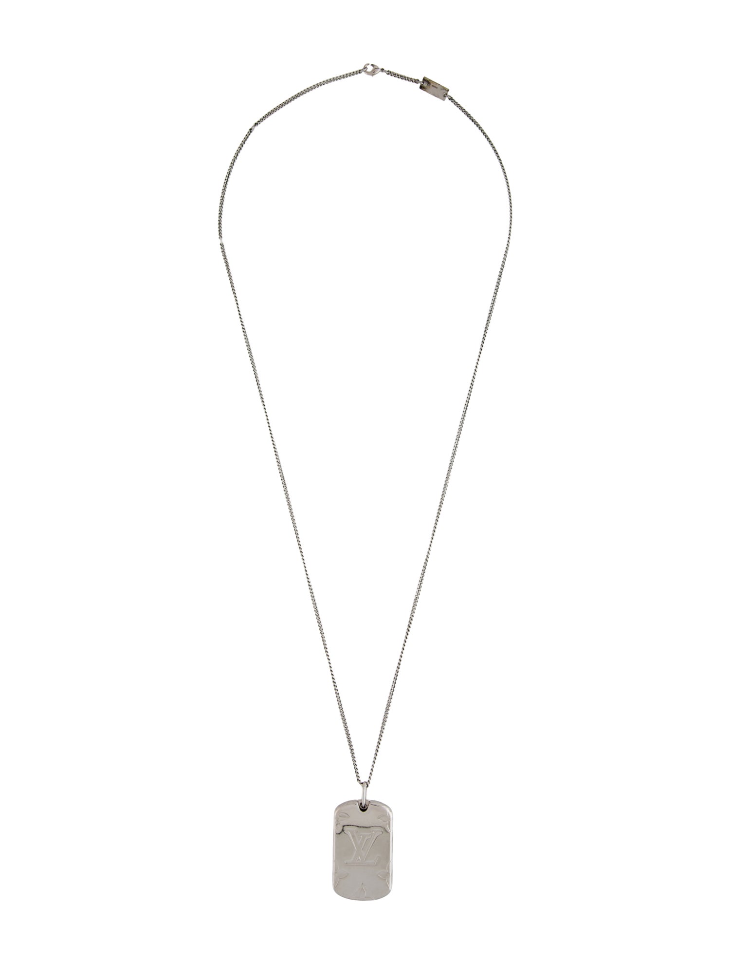 Louis Vuitton Monogram Locket Pendant Necklace