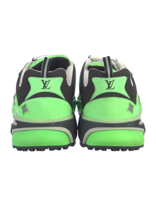 Louis Vuitton Suede Printed Athletic Sneakers