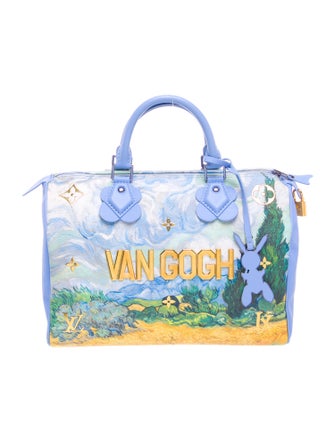 Louis Vuitton LV Monogram x Jeff Koons Masters Collection Van Gogh Speedy 30