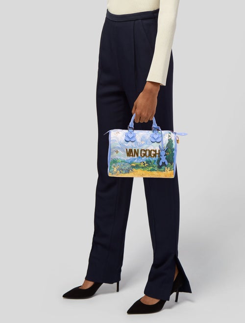 Louis Vuitton LV Monogram x Jeff Koons Masters Collection Van Gogh Speedy 30
