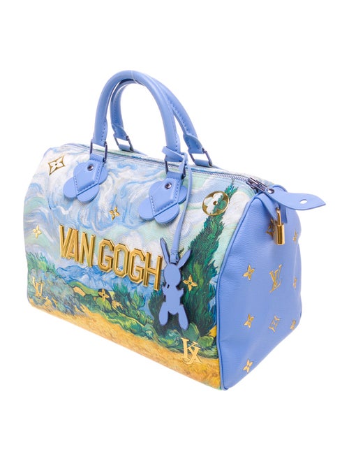 Louis Vuitton LV Monogram x Jeff Koons Masters Collection Van Gogh Speedy 30