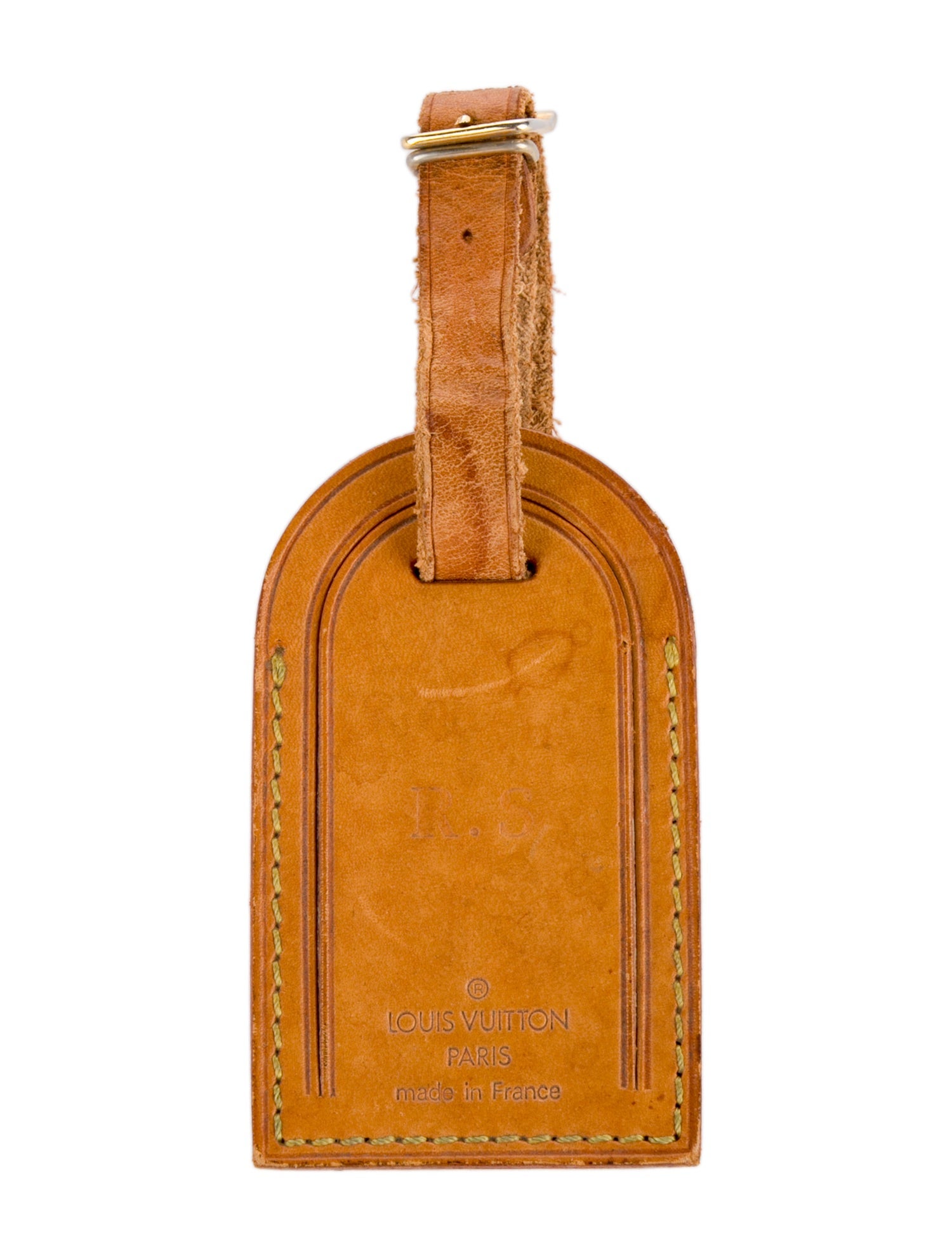 Louis Vuitton Vachetta Luggage Tag