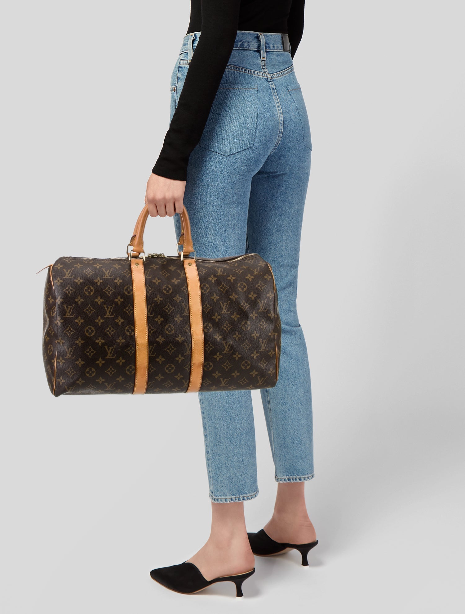 Louis Vuitton LV Monogram Keepall 45 Vintage