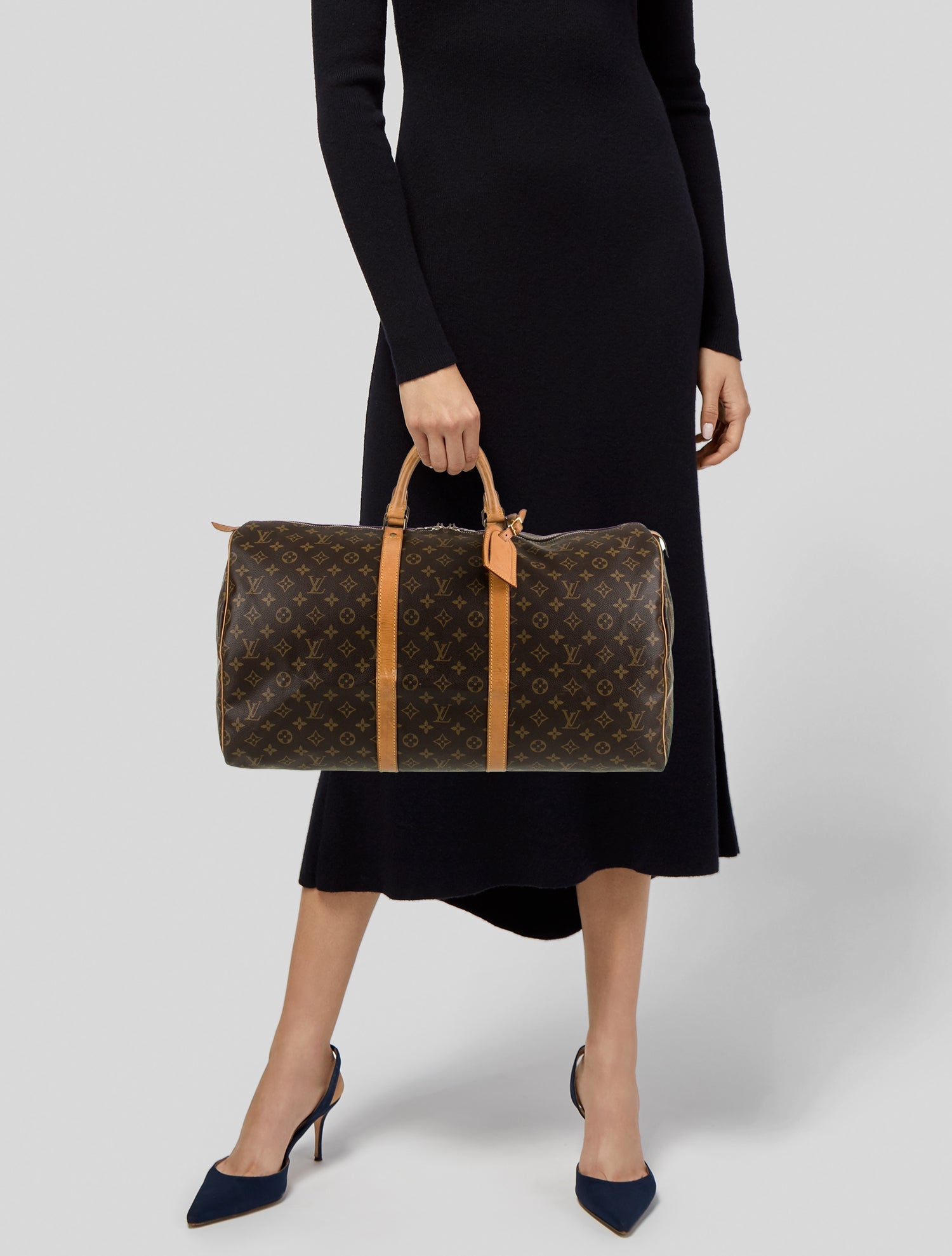 Louis Vuitton LV Monogram Keepall 55 Vintage