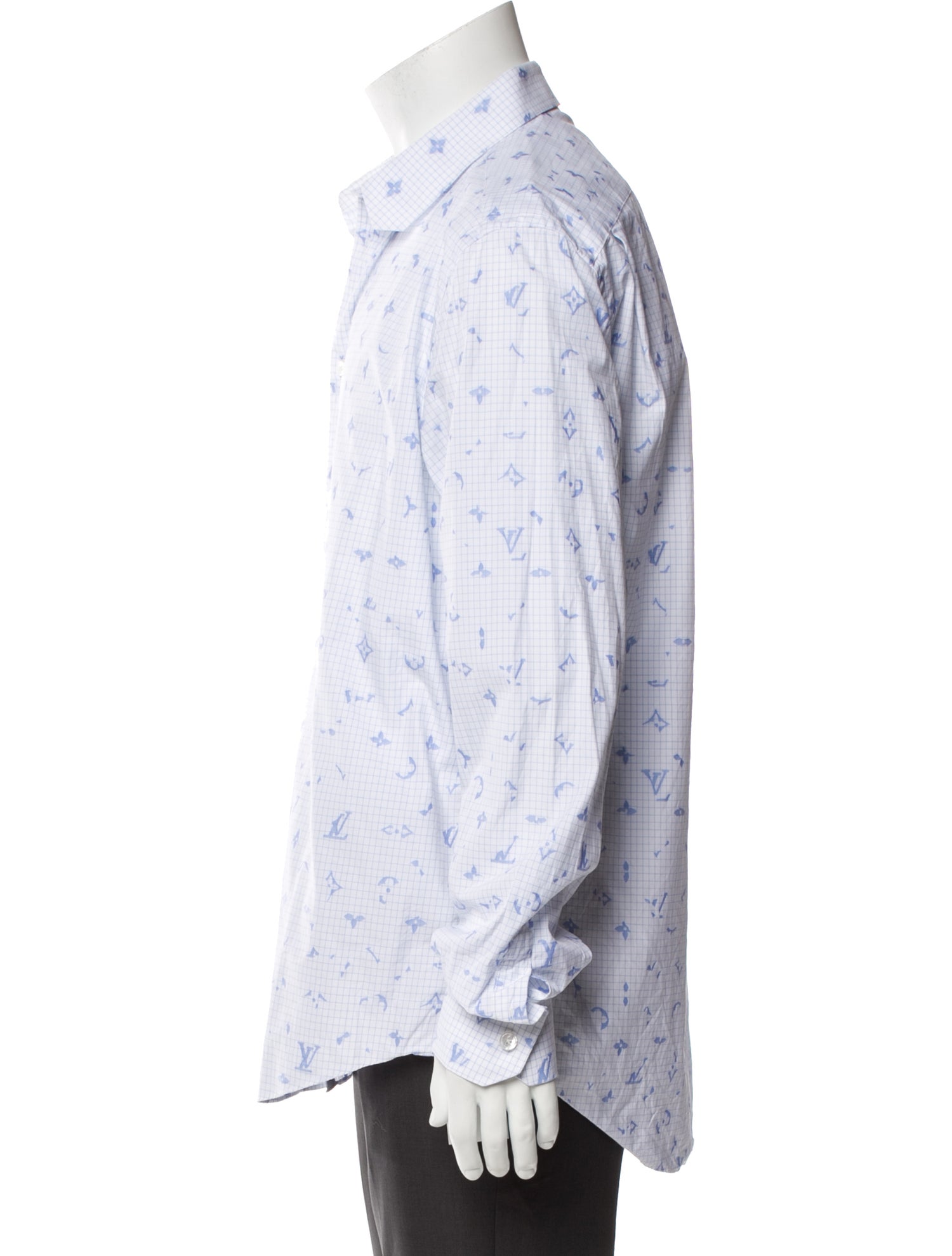 Louis Vuitton 2019 LV Monogram Dress Shirt