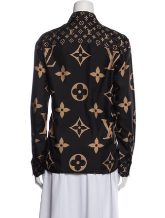 Louis Vuitton 2021 Silk Button-Up Top