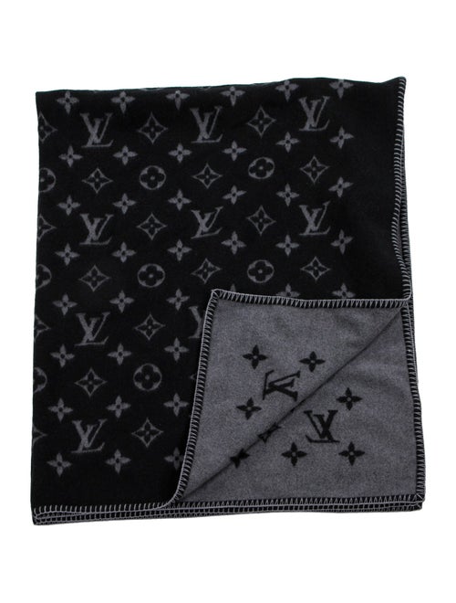 Louis Vuitton Monogram Eclipse Throw Blanket