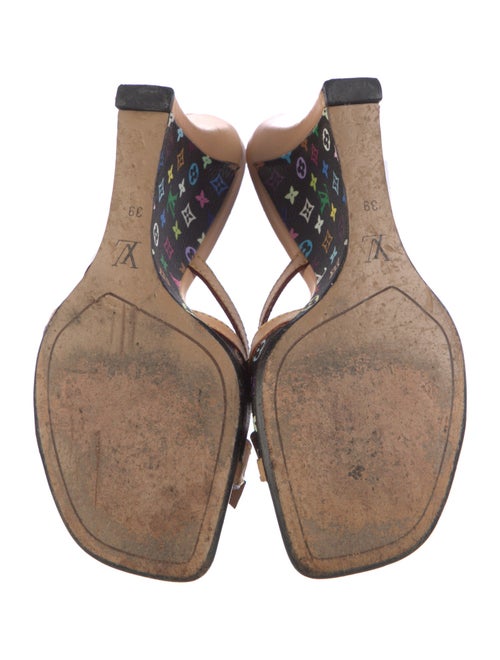 Louis Vuitton LV Monogram Leather Slides