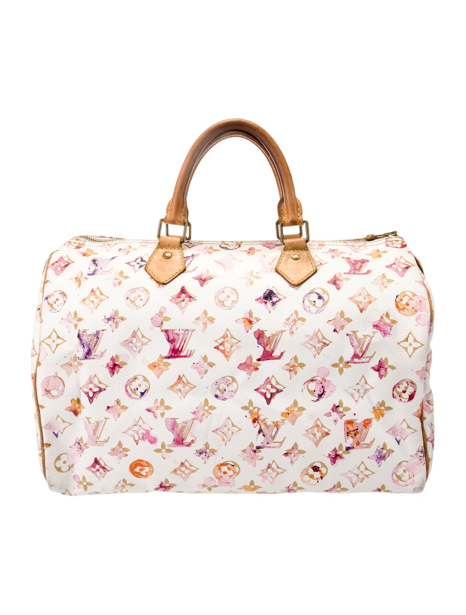 Louis Vuitton Aquarelle Monogram Speedy 35 Vintage