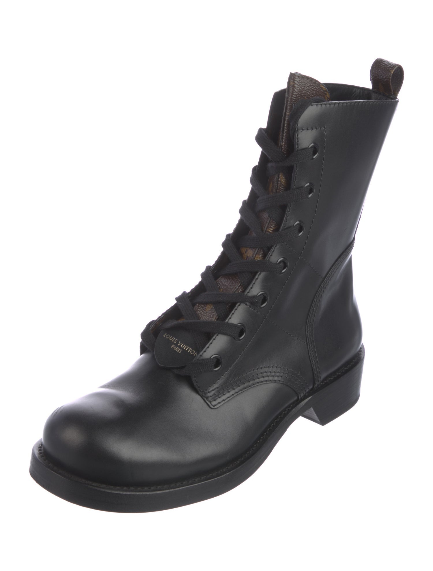 Louis Vuitton 2021 LV Monogram Combat Boots