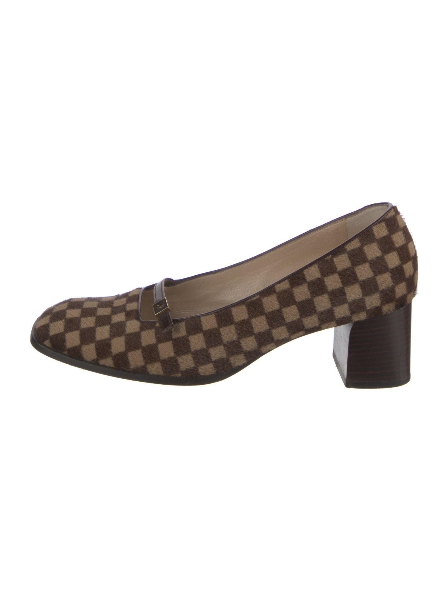 Louis Vuitton Ponyhair Printed Pumps