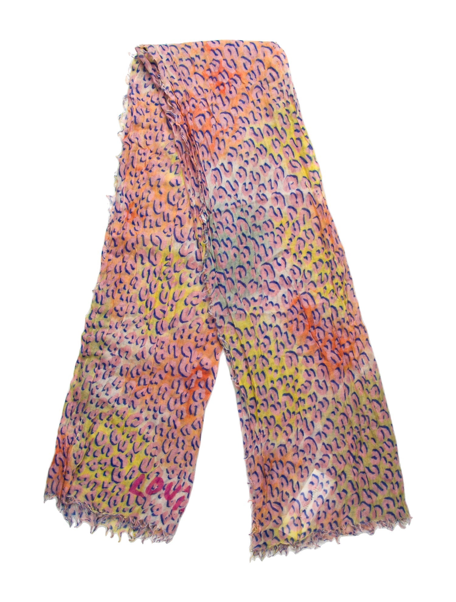 Louis Vuitton Cashmere Animal Print Scarf