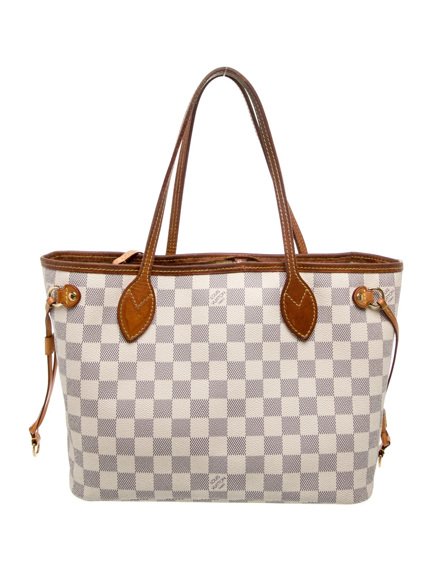 Louis Vuitton Damier Azur Neverfull w/Pouch PM