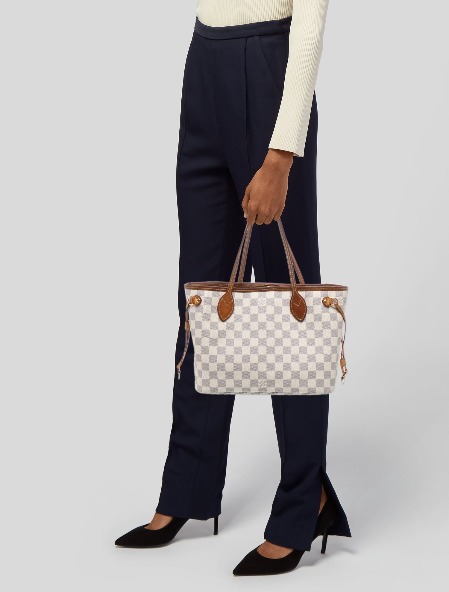 Louis Vuitton Damier Azur Neverfull w/Pouch PM