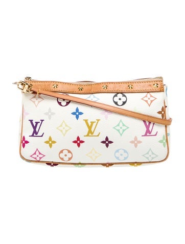 Louis Vuitton Handle Bags Multicolore Monogram Pochette Accessoires Vintage