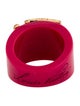 Louis Vuitton Resin Lock Me Band Ring