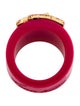 Louis Vuitton Resin Lock Me Band Ring