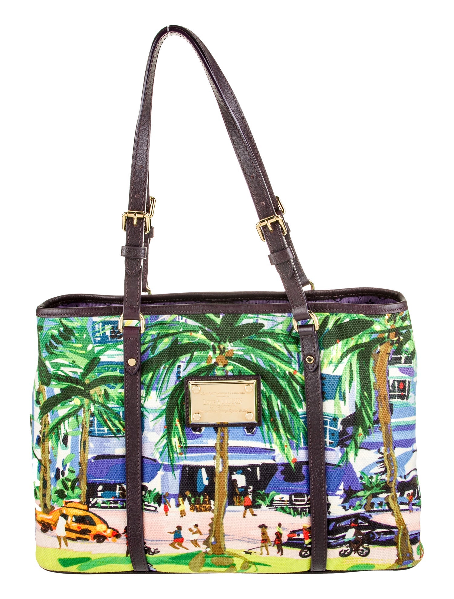 Louis Vuitton Canvas Top Handle Bag