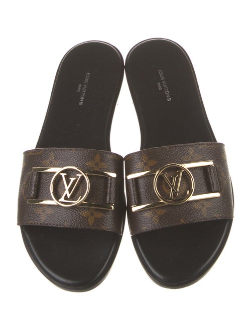 Louis Vuitton Monogram Pattern Slides