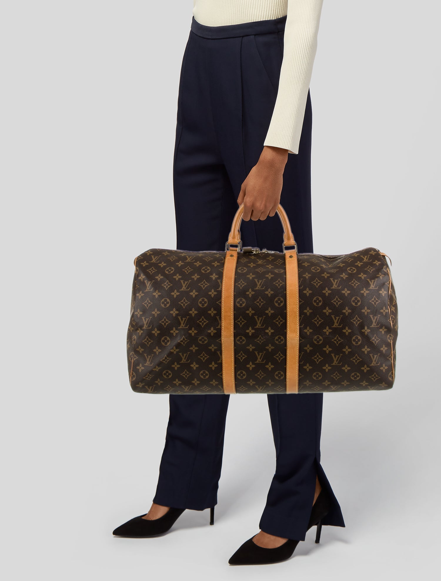 Louis Vuitton LV Monogram Keepall 55 Vintage