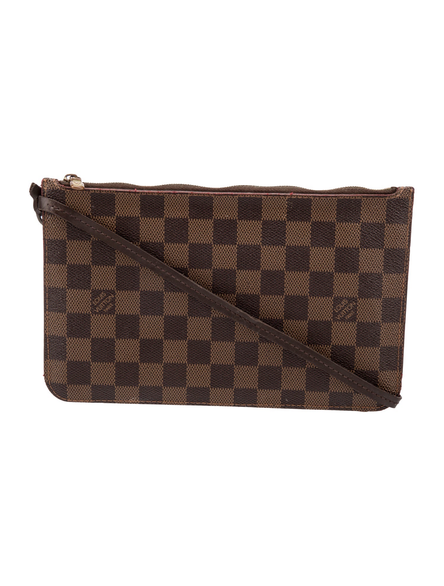 Louis Vuitton Damier Ebene Neverfull Pouch